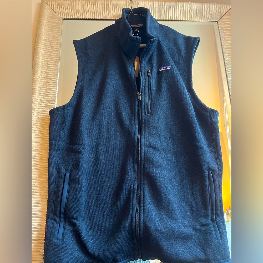 NWT Men navy Patagonia vest